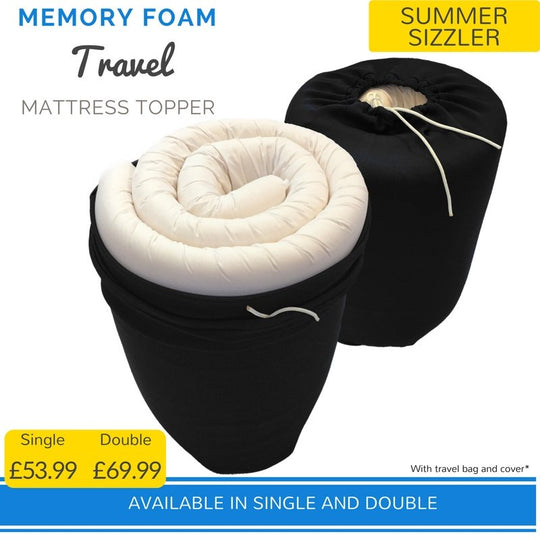 Travel Memory Foam Topper