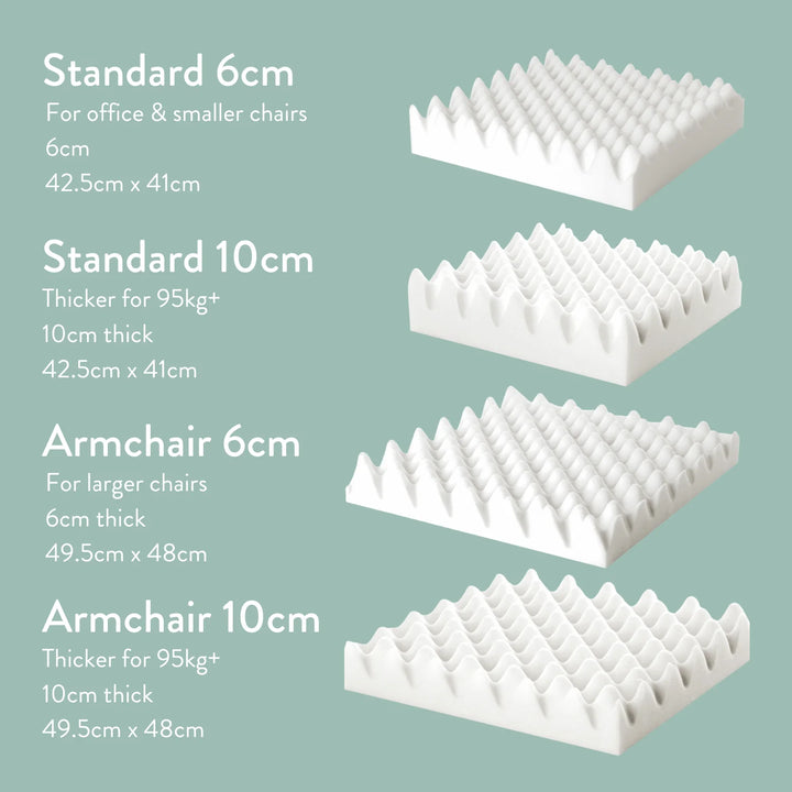 Catheter Cushion with cut out and discreet cover. High density foam handmade in the UK with a 2 year guarantee. Different sizes and colours available.
