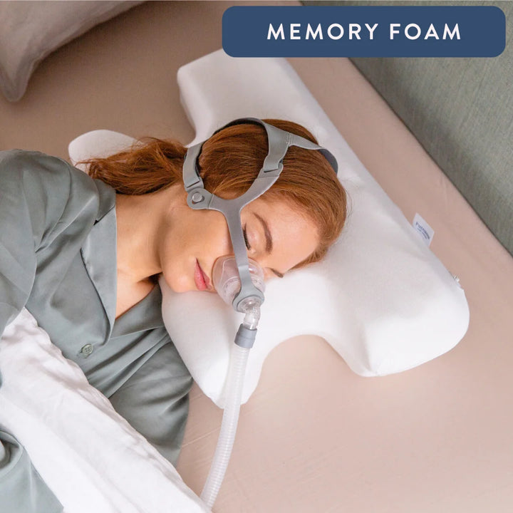 Memory Foam Advanced CPAP Pillow Sleep Apnea - Putnams blow out back neck shoulder pain