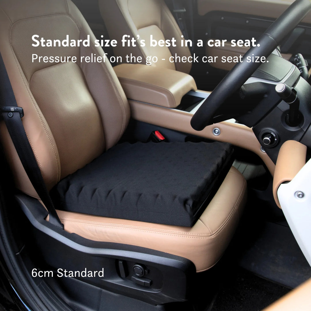Proximal Hamstring Tendinopathy Cushion for office, car, driving, dining chair, armchair and sofa. Handmade in the UK with a 2 year guarantee. High density foam.