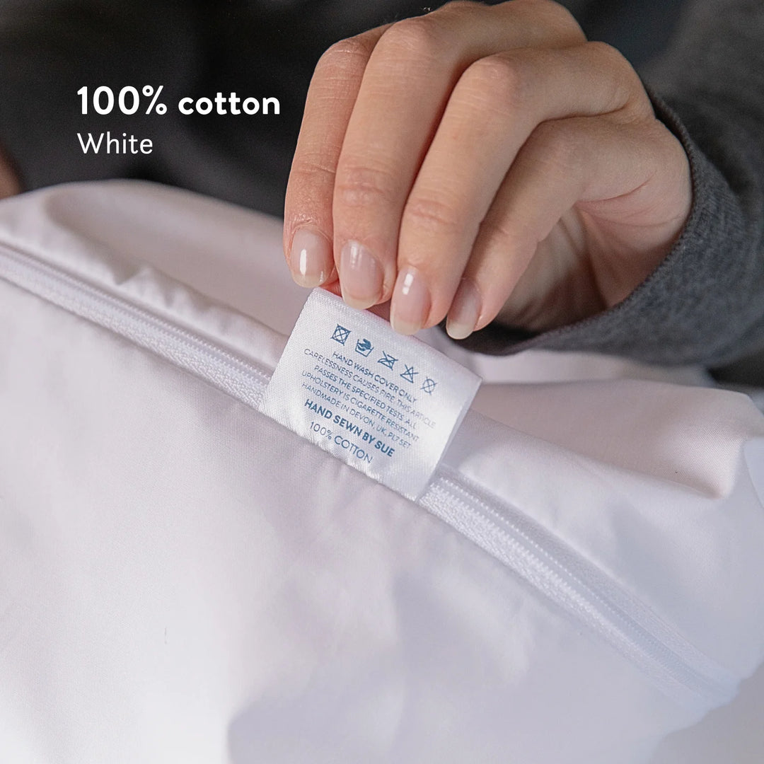 Bed Wedge Cover - Putnams 100% cotton cover