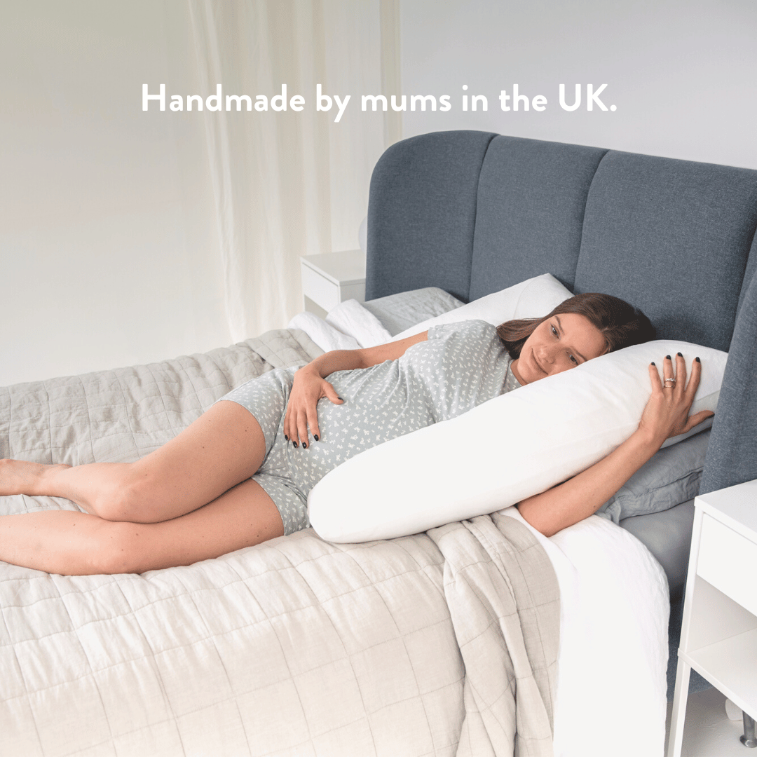 Cuddle Me Pillow - U Shape - Pregnancy Cushion side sleeping support pushes bump up easy to roll over Putnams UK